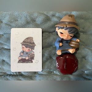 Pop Mart Hirono The Tippler figure with card (no box)